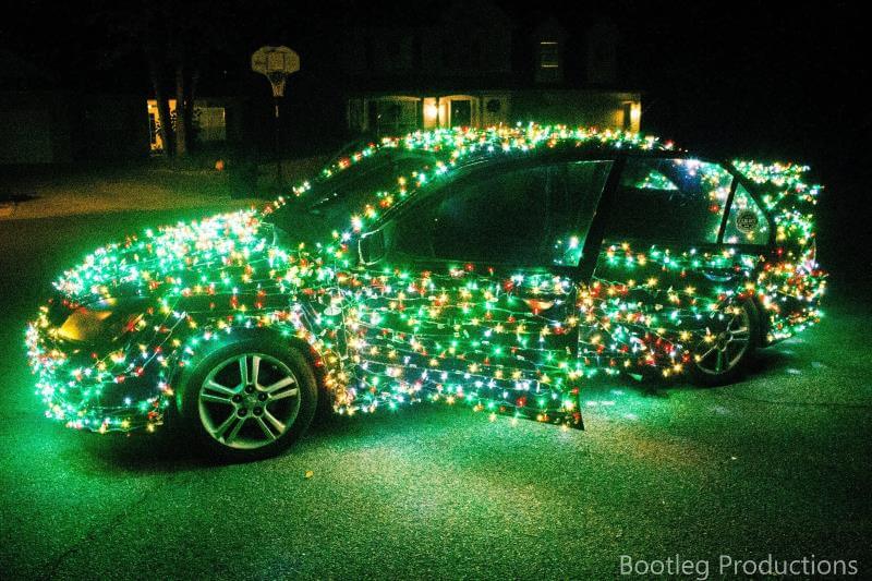 FaLaLaLa Festive Christmas Lights on Cars to Brighten Your Holiday