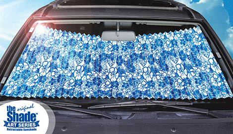 UV Sun and Heat Reflector Snilety Geometric Bear Print 2 Piece Car Windshield Sun Shade Universal fit Car Sunshade-Keep Your Vehicle Cool