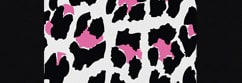 Animal Print Black w/ Leopard Pink
