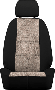  Sof-Touch Black with Bone Croc