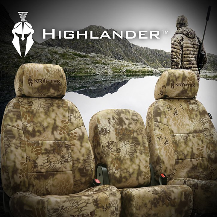 Kryptek Camo Seat Covers Custom Made Highlander Typhon Raid - Camo Boat Seat Covers
