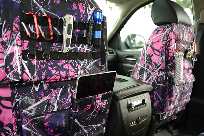 Muddy Girl Camo Seat Covers Pink, Pink Camo Car Seat Covers Set